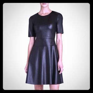 BCBG Darra faux leather dress. Size 4